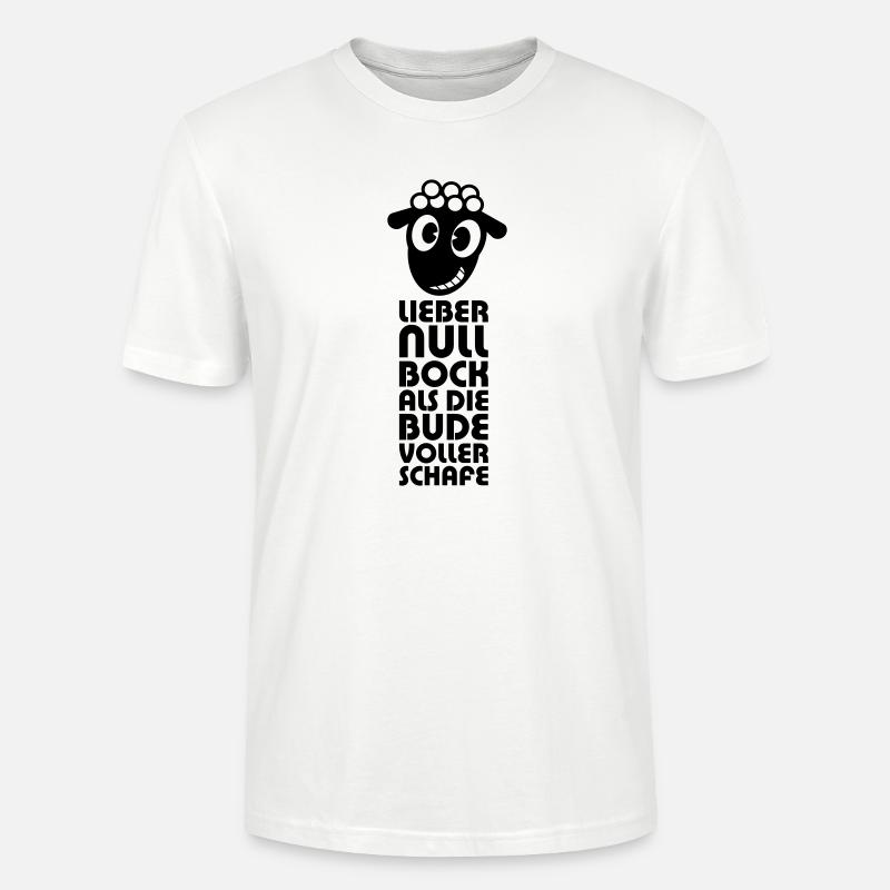 Null BockVersion 2 - Stanley/Stella Unisex Bio-T-Shirt CRAFTER - Weiß