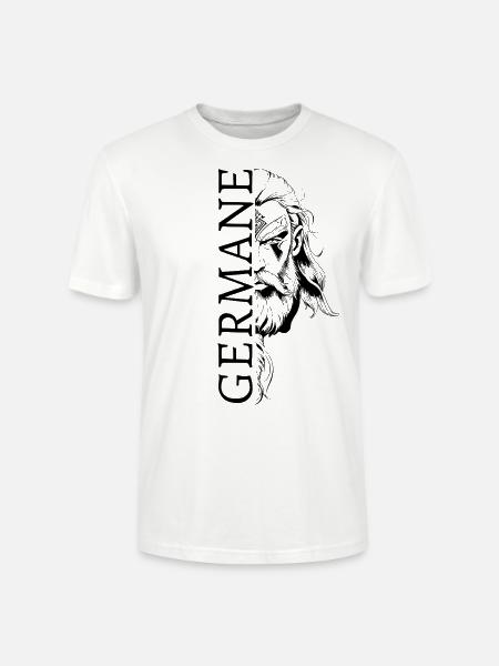 Germane Germanen Deutscher Germany Valhalla - Stanley/Stella Unisex Bio-T-Shirt CRAFTER - Weiß