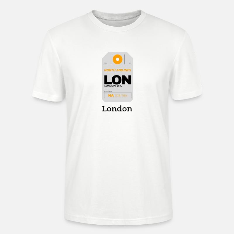 Londres - T-shirt bio CRAFTER Stanley Stella Unisexe - blanc
