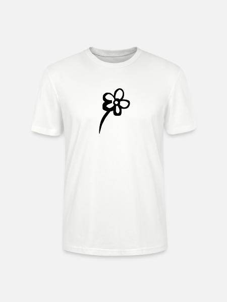 Blume - Blümchen - Stanley/Stella Unisex Bio-T-Shirt CRAFTER - Weiß