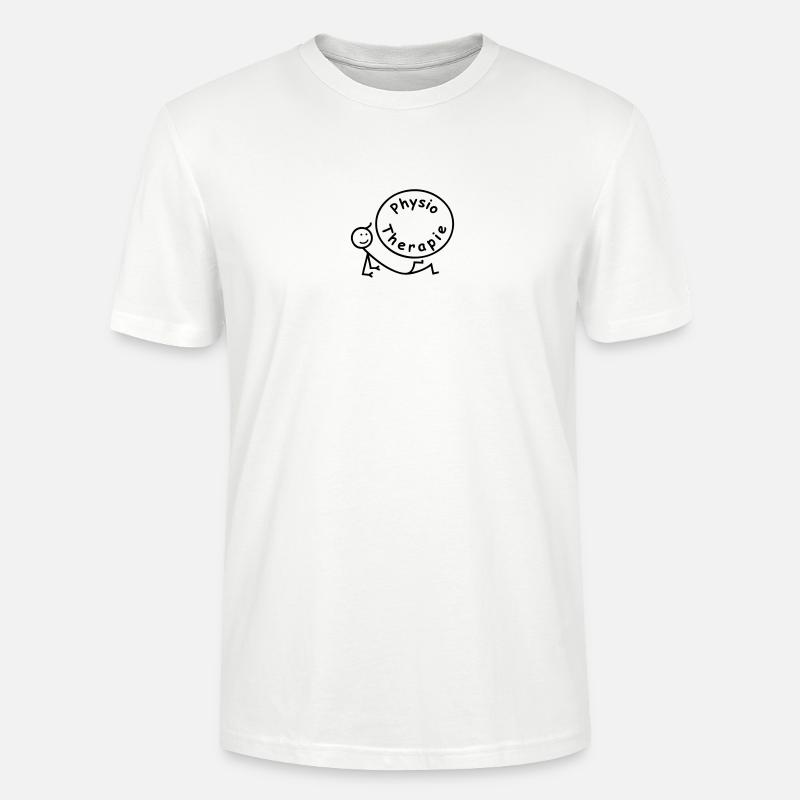 Physiothérapie / Physio jeu de boule - T-shirt bio CRAFTER Stanley Stella Unisexe - blanc