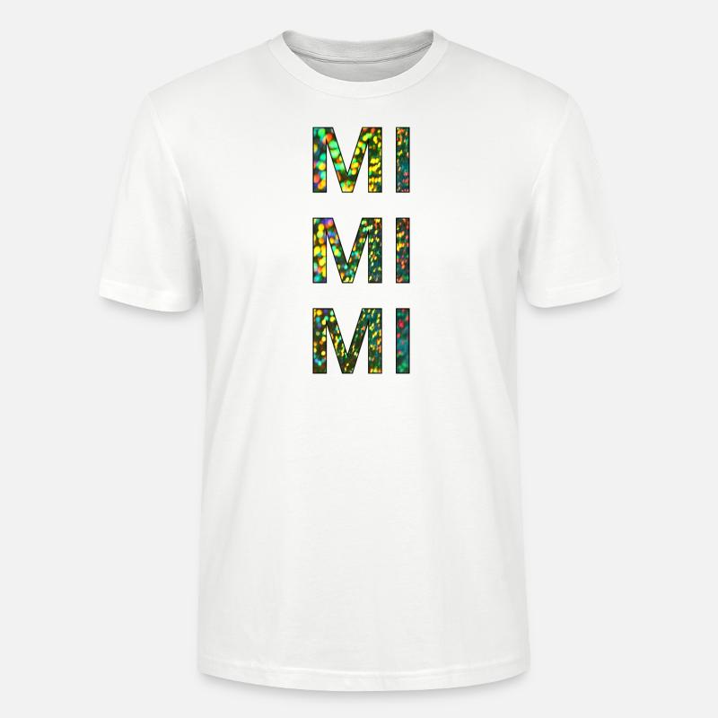 mimimi glitter - Stanley/Stella Unisex Bio-T-Shirt CRAFTER - Weiß