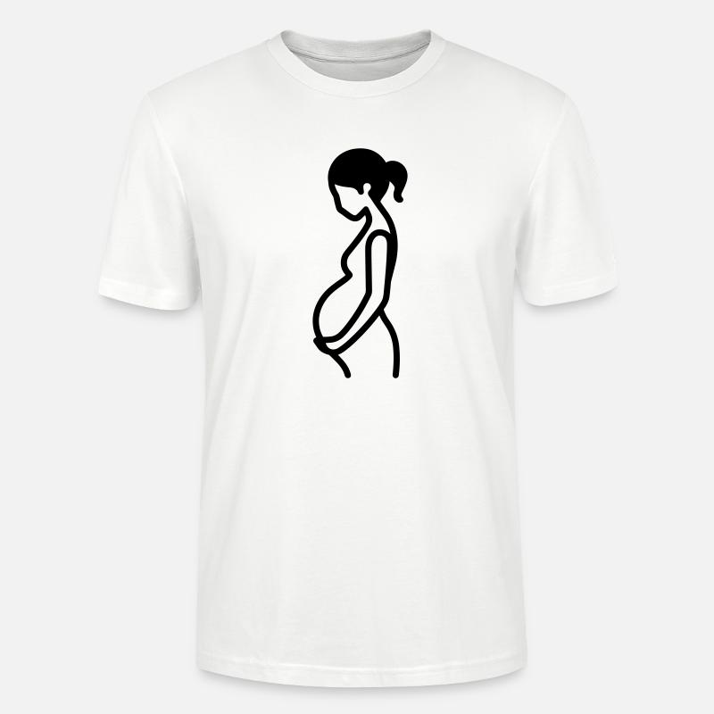 enceinte - T-shirt bio CRAFTER Stanley Stella Unisexe - blanc