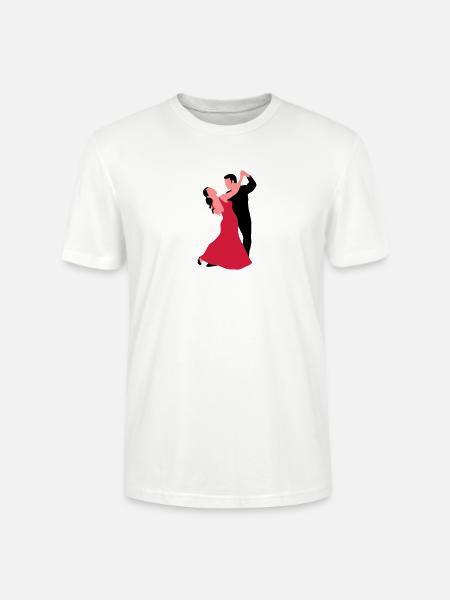 tanzpaar_f_3c - Stanley/Stella CRAFTER Unisex Organic T-Shirt - white