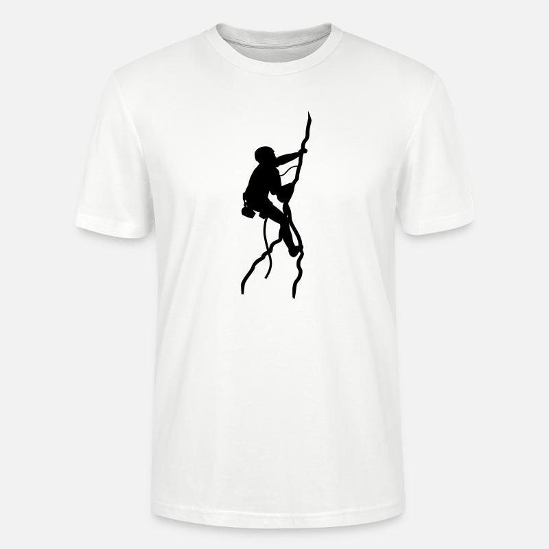 klettern - Stanley/Stella Unisex Bio-T-Shirt CRAFTER - Weiß