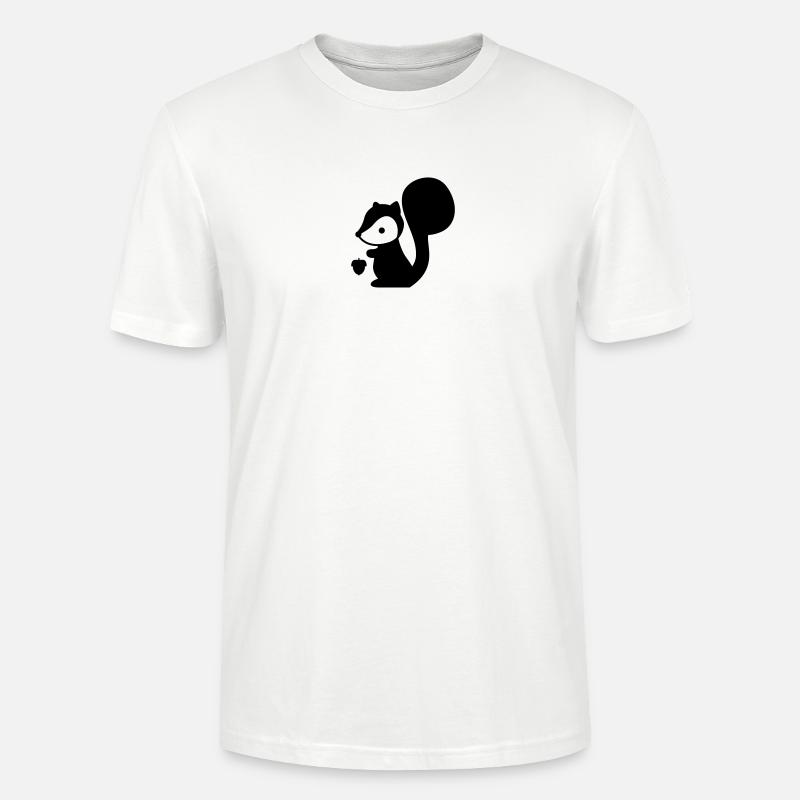 Eichhörnchen - Stanley/Stella Unisex Bio-T-Shirt CRAFTER - Weiß