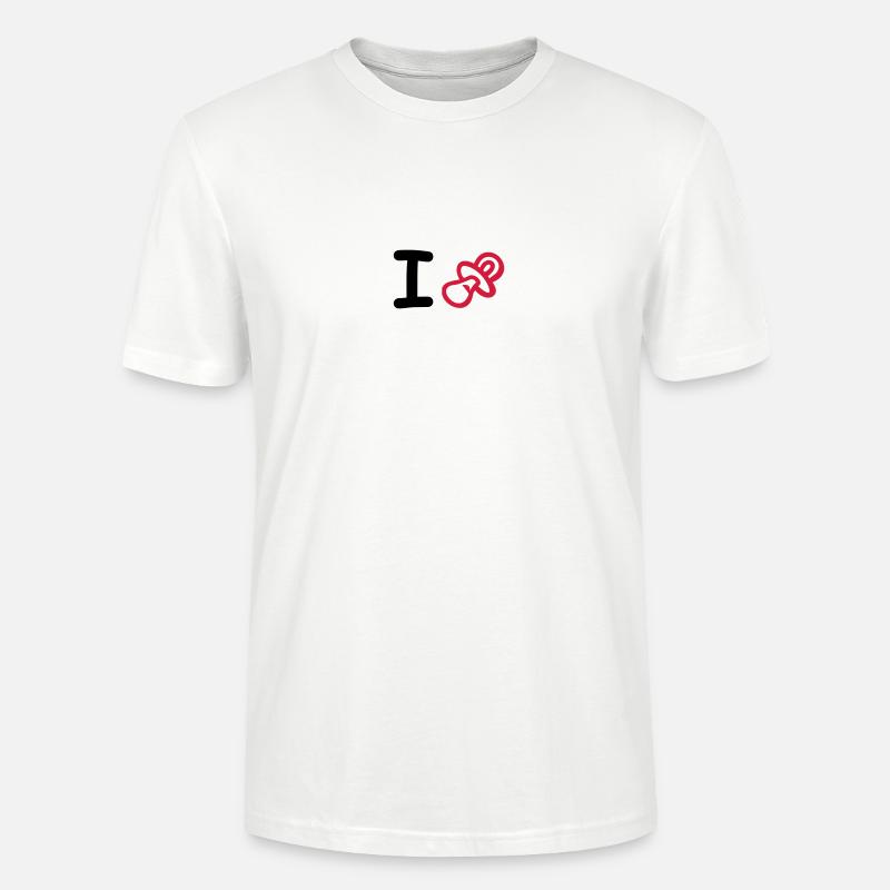 Schnuller - Stanley/Stella Unisex Bio-T-Shirt CRAFTER - Weiß
