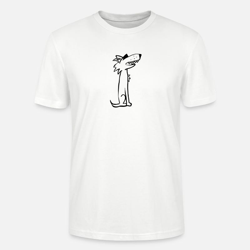 GFK - Wolf - Stanley/Stella Unisex Bio-T-Shirt CRAFTER - Weiß