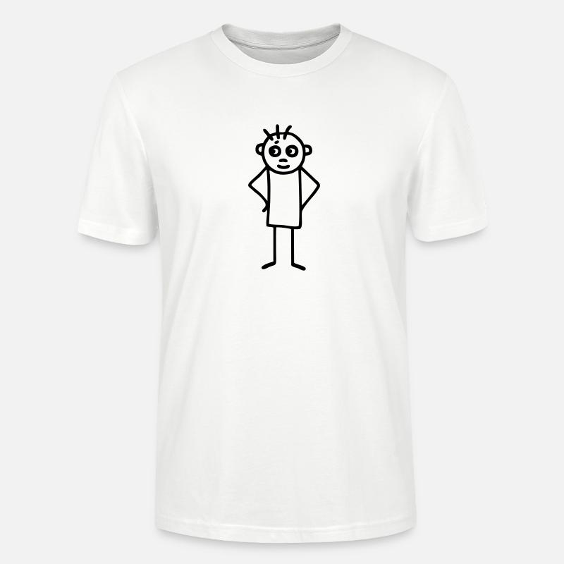 Chiffre de bâton énergétique - T-shirt bio CRAFTER Stanley Stella Unisexe - blanc