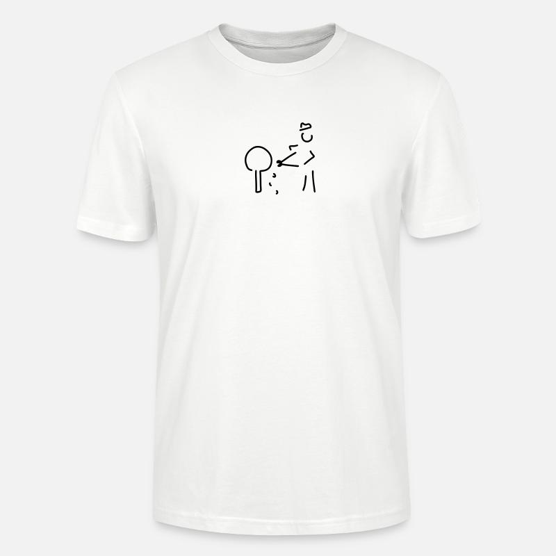 gärtner mit buchsbaum - Stanley/Stella Unisex Bio-T-Shirt CRAFTER - Weiß