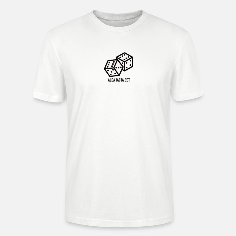 Die Würfel sind gefallen - Stanley/Stella Unisex Bio-T-Shirt CRAFTER - Weiß