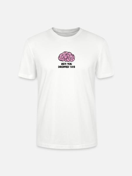 Bubblegum Gehirn Skizze - Stanley/Stella Unisex Bio-T-Shirt CRAFTER - Weiß