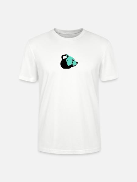 KettleBear mint - Stanley/Stella Unisex Bio-T-Shirt CRAFTER - Weiß