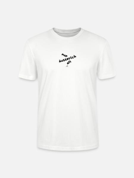 nur äusserlich alt - Stanley/Stella Unisex Bio-T-Shirt CRAFTER - Weiß