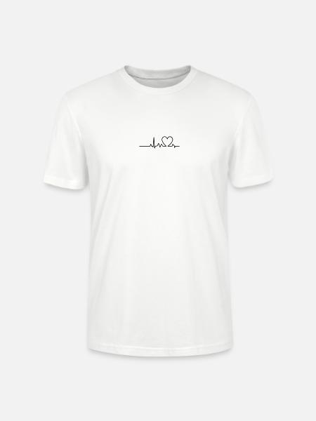 Herz-Lebensader - Stanley/Stella Unisex Bio-T-Shirt CRAFTER - Weiß