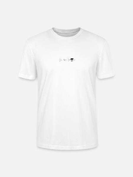 Herzschlag Bär - Stanley/Stella Unisex Bio-T-Shirt CRAFTER - Weiß
