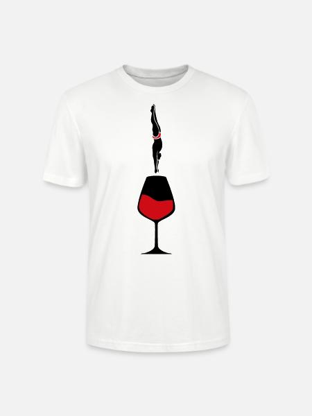 WEIN WEINKENNER - Stanley/Stella Unisex Bio-T-Shirt CRAFTER - Weiß