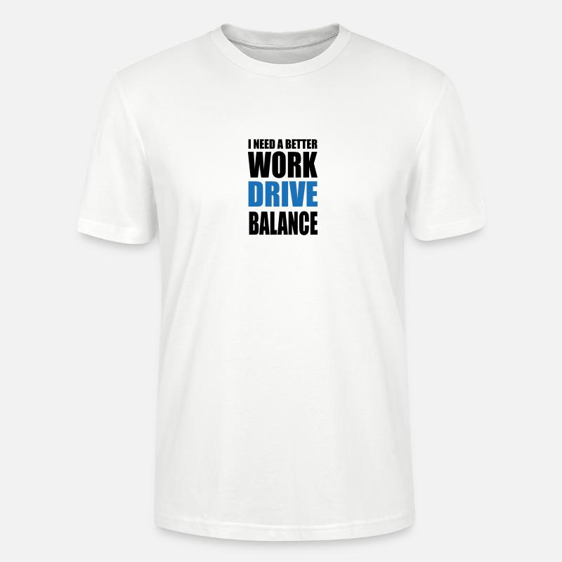 Work Drive Balance - Stanley/Stella Unisex Bio-T-Shirt CRAFTER - Weiß