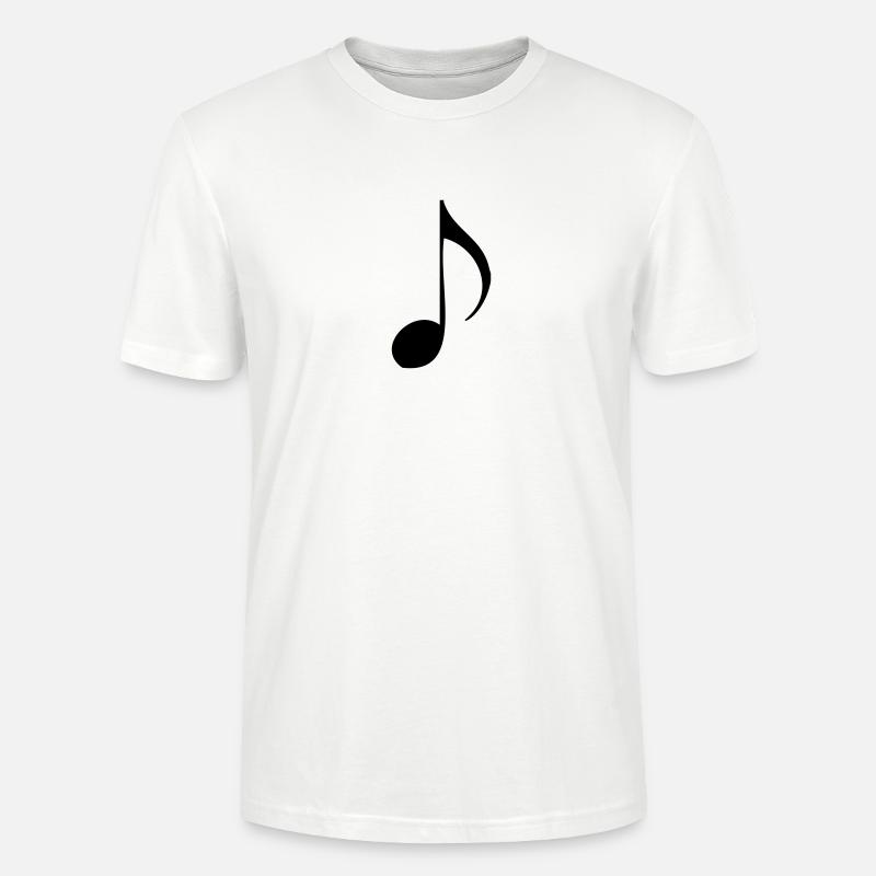 Musiknote - Stanley/Stella Unisex Bio-T-Shirt CRAFTER - Weiß