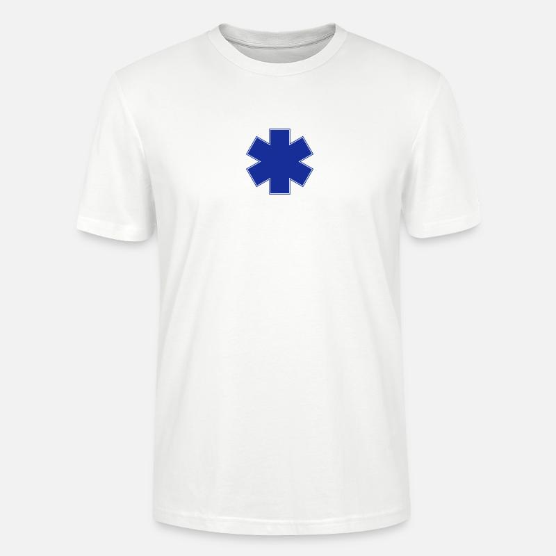 ambulancier_logo - Stanley/Stella Unisex Bio-T-Shirt CRAFTER - Weiß