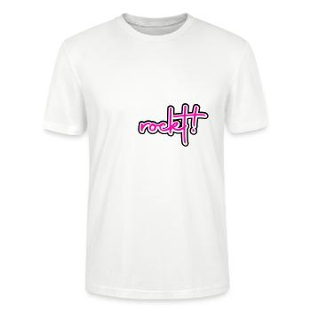 Rocks - Stanley/Stella CRAFTER Unisex Organic T-Shirt - white - Front - Alina (178cm) & Michal (187cm)