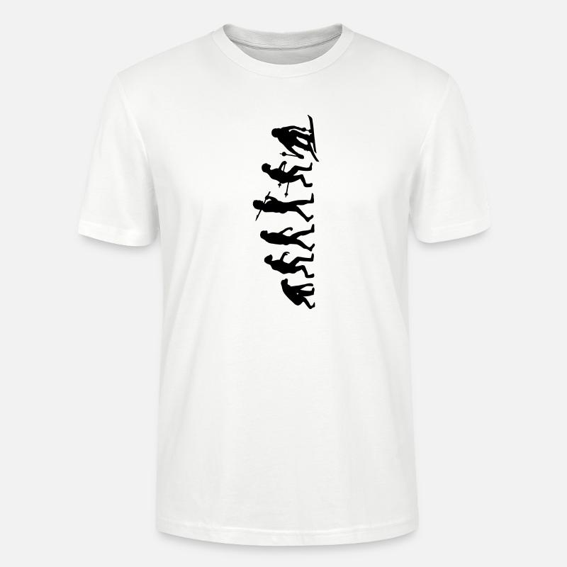 Evolution Ski - Stanley/Stella Unisex Bio-T-Shirt CRAFTER - Weiß