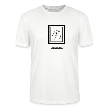 Vermeer Bär - Stanley/Stella Unisex Bio-T-Shirt CRAFTER - Weiß - Vorne - Alina (178cm) & Michal (187cm)