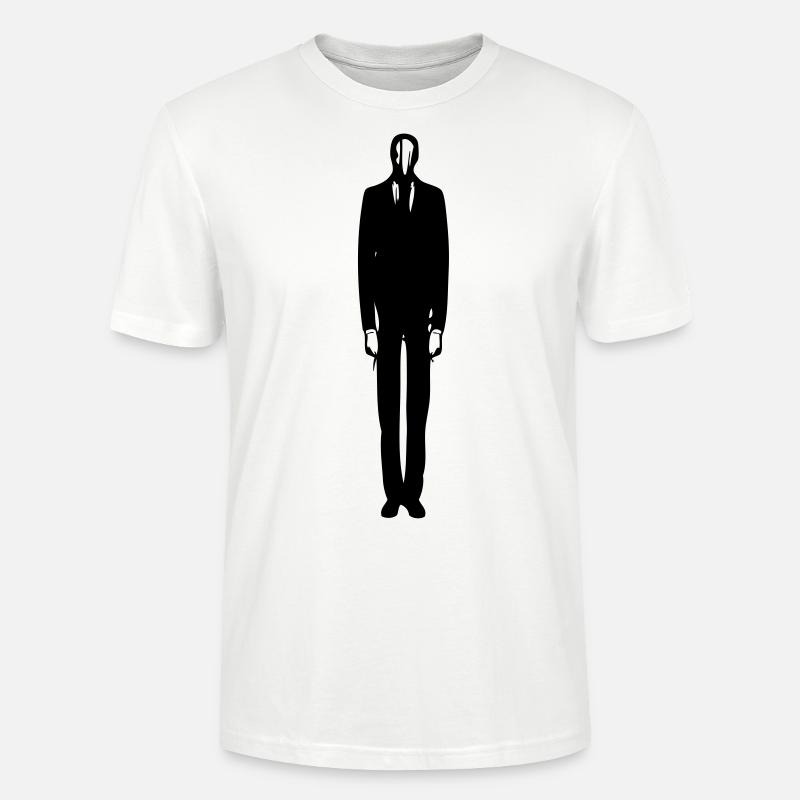 Slenderman - Stanley/Stella Unisex Bio-T-Shirt CRAFTER - Weiß