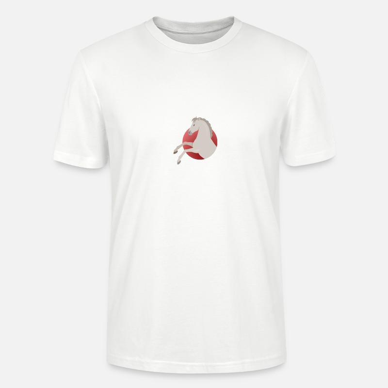 Pferde - Stanley/Stella Unisex Bio-T-Shirt CRAFTER - Weiß