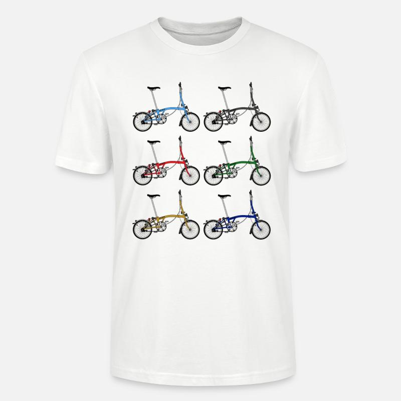 Brompton Bikes - Stanley/Stella Unisex Bio-T-Shirt CRAFTER - Weiß