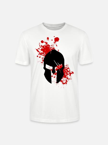 Sparta/Spartan Helmet - Stanley/Stella Unisex Bio-T-Shirt CRAFTER - Weiß
