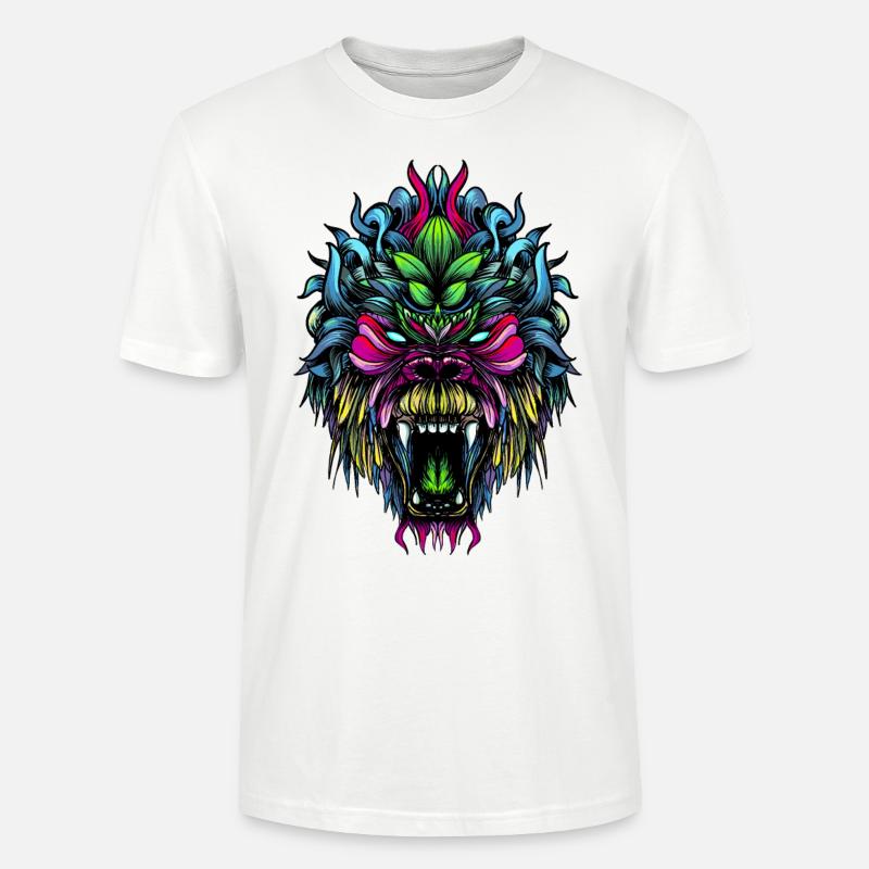 Gorilla Farbe - Stanley/Stella Unisex Bio-T-Shirt CRAFTER - Weiß