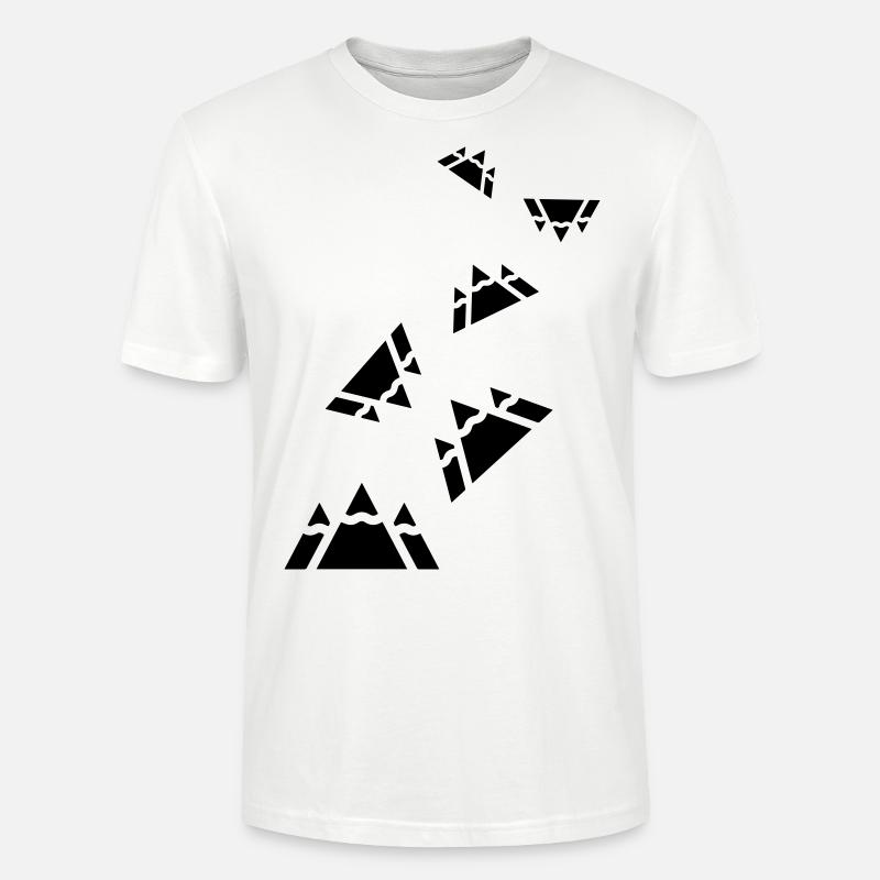 Berge - Stanley/Stella Unisex Bio-T-Shirt CRAFTER - Weiß