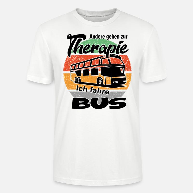 Busfahrer Omnibusfahrer - Stanley/Stella Unisex Bio-T-Shirt CRAFTER - Weiß