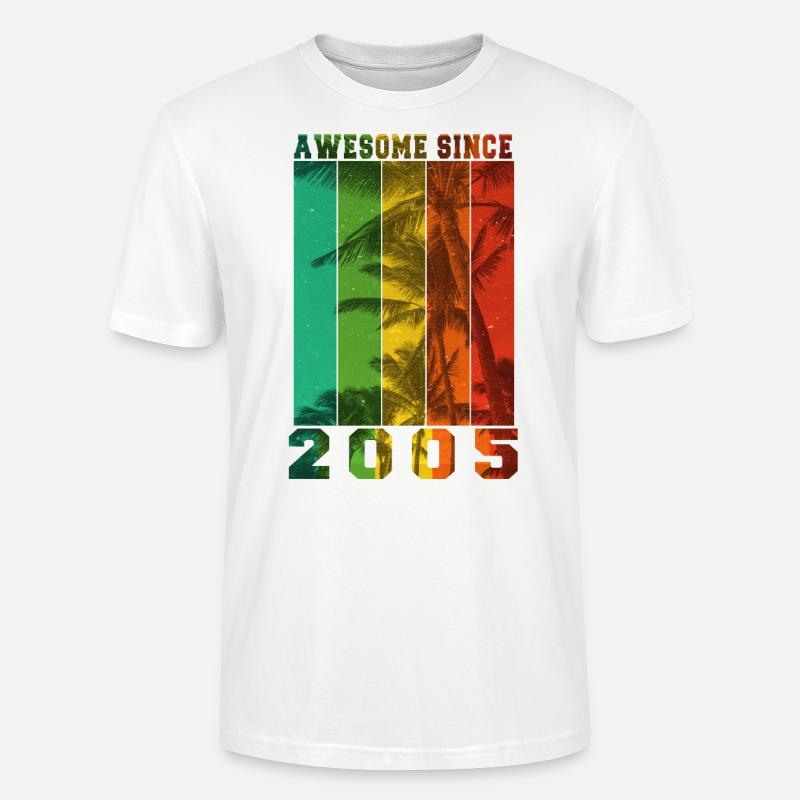 Großartig seit 2005 - Stanley/Stella Unisex Bio-T-Shirt CRAFTER - Weiß