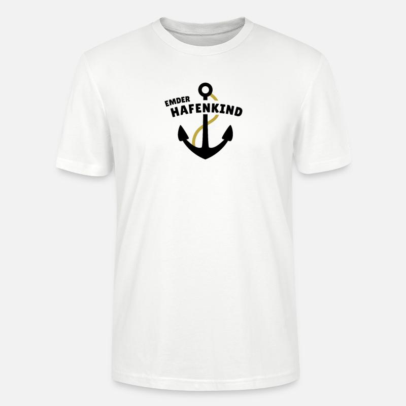 Emder Hafenkind - Stanley/Stella Unisex Bio-T-Shirt CRAFTER - Weiß