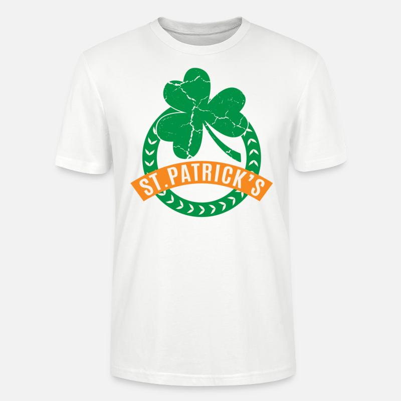 St. Patricks Day - Stanley/Stella Unisex Bio-T-Shirt CRAFTER - Weiß