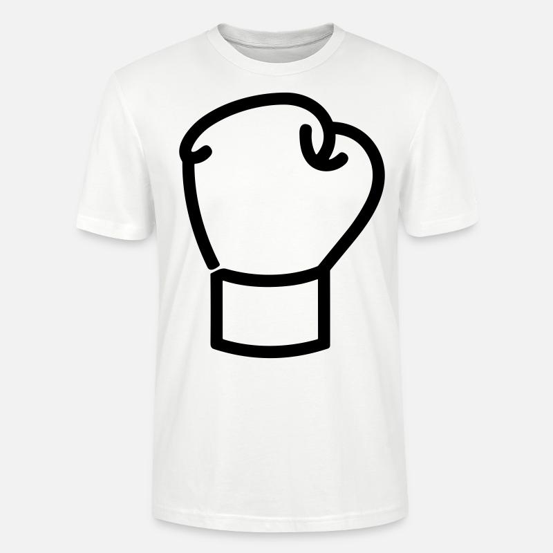gant de boxe - T-shirt bio CRAFTER Stanley Stella Unisexe - blanc