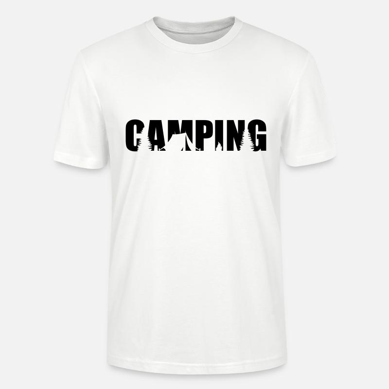 camping - T-shirt bio CRAFTER Stanley Stella Unisexe - blanc