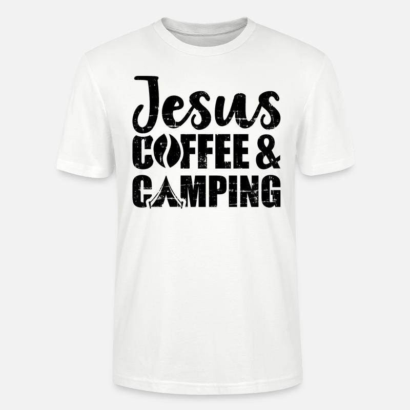 camping - T-shirt bio CRAFTER Stanley Stella Unisexe - blanc