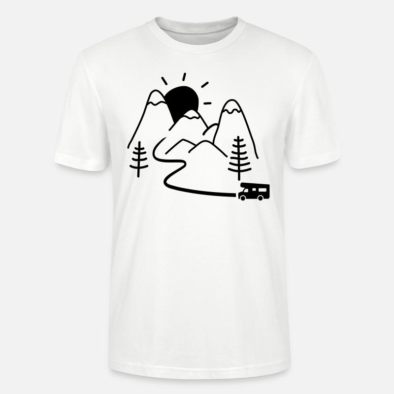 Camper - Stanley/Stella CRAFTER Unisex Organic T-Shirt - white