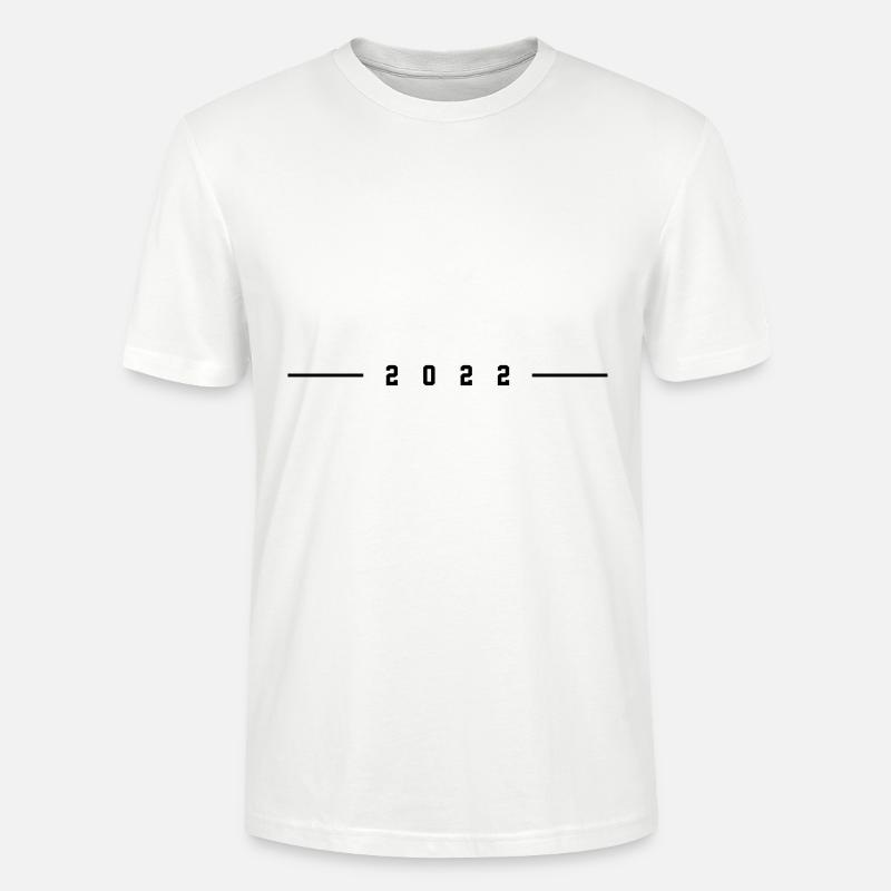 2022 strich - Stanley/Stella Unisex Bio-T-Shirt CRAFTER - Weiß