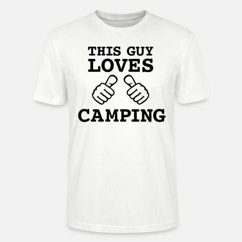 camping - T-shirt bio CRAFTER Stanley Stella Unisexe - blanc