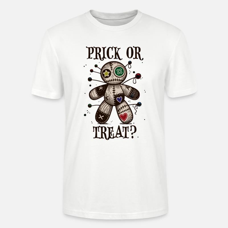 Pricken oder Leckerli - Stanley/Stella Unisex Bio-T-Shirt CRAFTER - Weiß