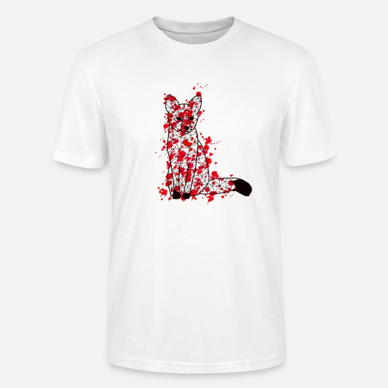Foxx GeomeTRIX bunt - Stanley/Stella Unisex Bio-T-Shirt CRAFTER - Weiß