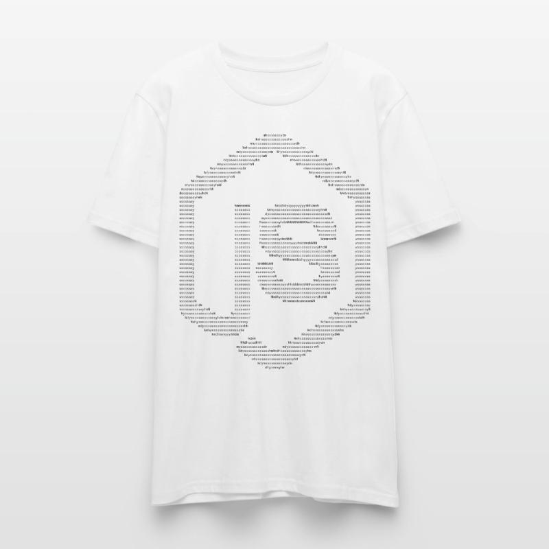 JavaScript Node.js ASCII logo (black) Stanley/Stella CRAFTER Unisex Organic T-Shirt