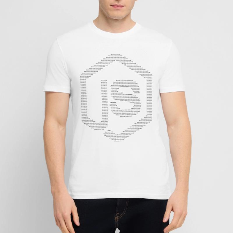 JavaScript Node.js ASCII-Logo (schwarz) Stanley/Stella Unisex Bio-T-Shirt CRAFTER