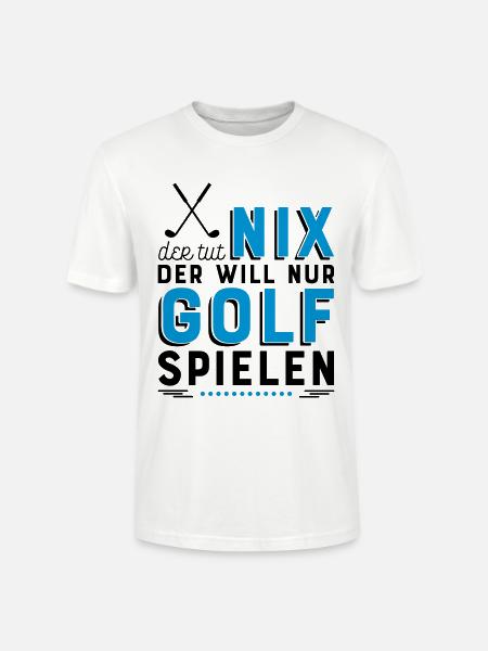 Golf spielen - Stanley/Stella Unisex Bio-T-Shirt CRAFTER - Weiß