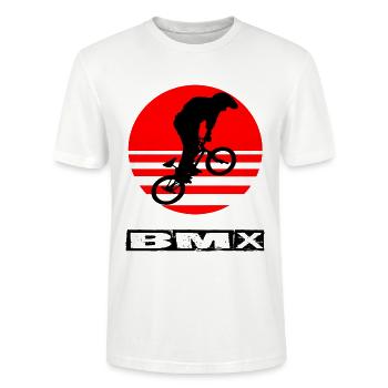 BMX - Stanley/Stella Unisex Bio-T-Shirt CRAFTER - Weiß - Vorne - Alina (178cm) & Michal (187cm)