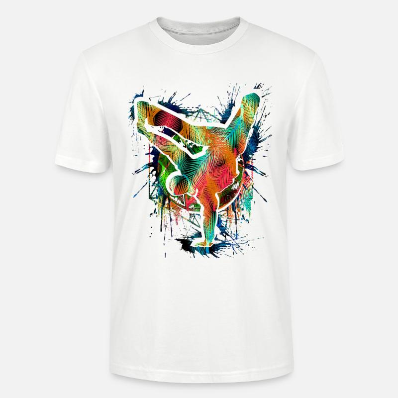 Breakdance - Breakdancer - Breakdancing - BBoy - Stanley/Stella Unisex Bio-T-Shirt CRAFTER - Weiß